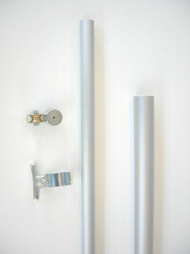 ASTA ALLUMINIO Ø 50/32 CM.500 2PZ.