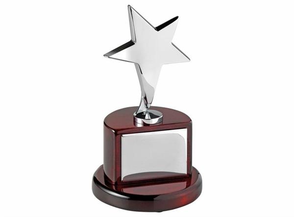 TROFEO STELLA SU PIEDISTALLO LUX BOX