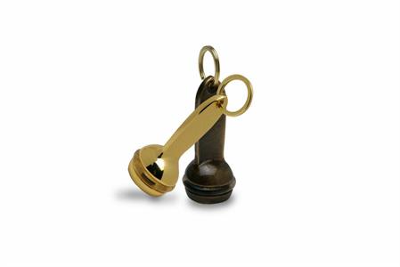 PORTACHIAVE OTTONE 9x4 BRUNITO
