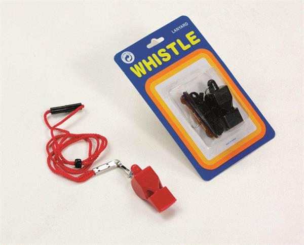 FISCHIETTO IN NYLON S/PALLINA E CORDONCINO