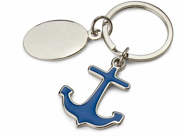 PORTACHIAVE ANCORA BLU