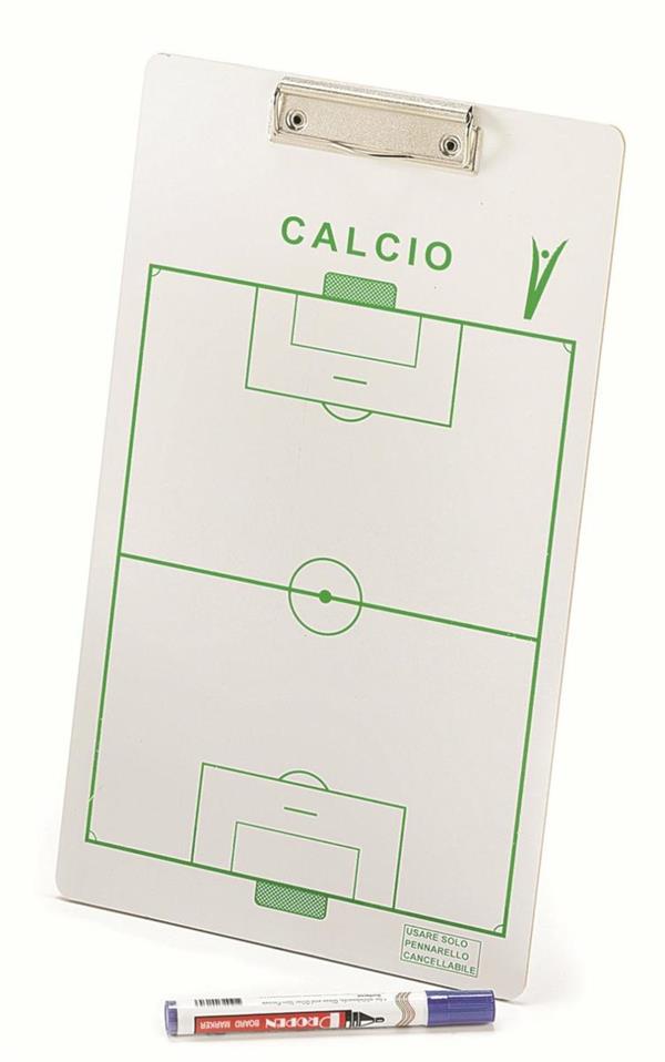 LAVAGNA CALCIO SCRIVIBILE CON CLIP E PENNARELLO CM.40X23