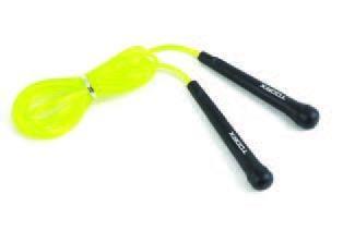 CORDA DA SALTO VELOCE PVC VERDE LIME-NERO