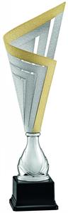 COPPA SPORTIVA LASER ARG/ORO Ø 16 h.55