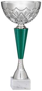 COPPA SPORTIVA ARG./VERDE  h.35 Ø 16